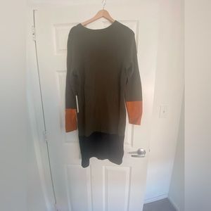 Nicole Miller color block knit dress size Large